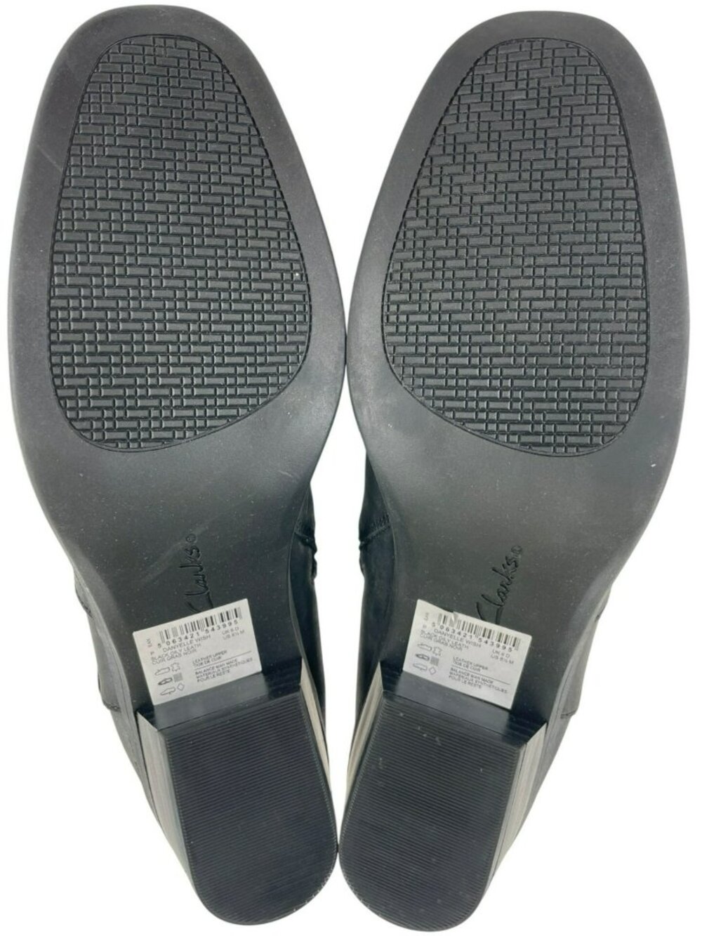 Clarks Danyelle Wish Ankle Boots Block Heel & Zip Closure Women's Sz 8.5 M NEW - Picture 8 of 10